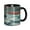 Black, variant on Watercolor Flower Coffee Mug Fun Custom Ceramic Mugs 11oz Black