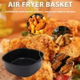 thumbnail image 4 of ABCISI Air Fryer Accessory, Nonstick Air Fryer Cake Barrel for Home Kitchen, Pizza Bread Baking Pan for 3.8QT-8QT Standard Deep Fryers, Dishwasher Safe (8 inch), 4 of 9