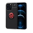 thumbnail image 1 of Funda de TPU con soporte para anillo para iPhone 13 Pro Max, color negro y rojo, 1 of 5