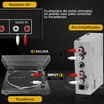 thumbnail image 3 of Preamplificador Phono Tocadiscos Pyle, Minipreamplificador de Fonógrafo Estéreo de Audio Electrónico con Entrada y Salida RCA, Bajo Nivel de Ruido Alimentado por Adaptador de Corriente Continua de 12V, 3 of 6