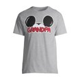 thumbnail image 4 of Disney Mickey Grandpa Family Grey Adult Mens Tee Shirt, 4 of 6