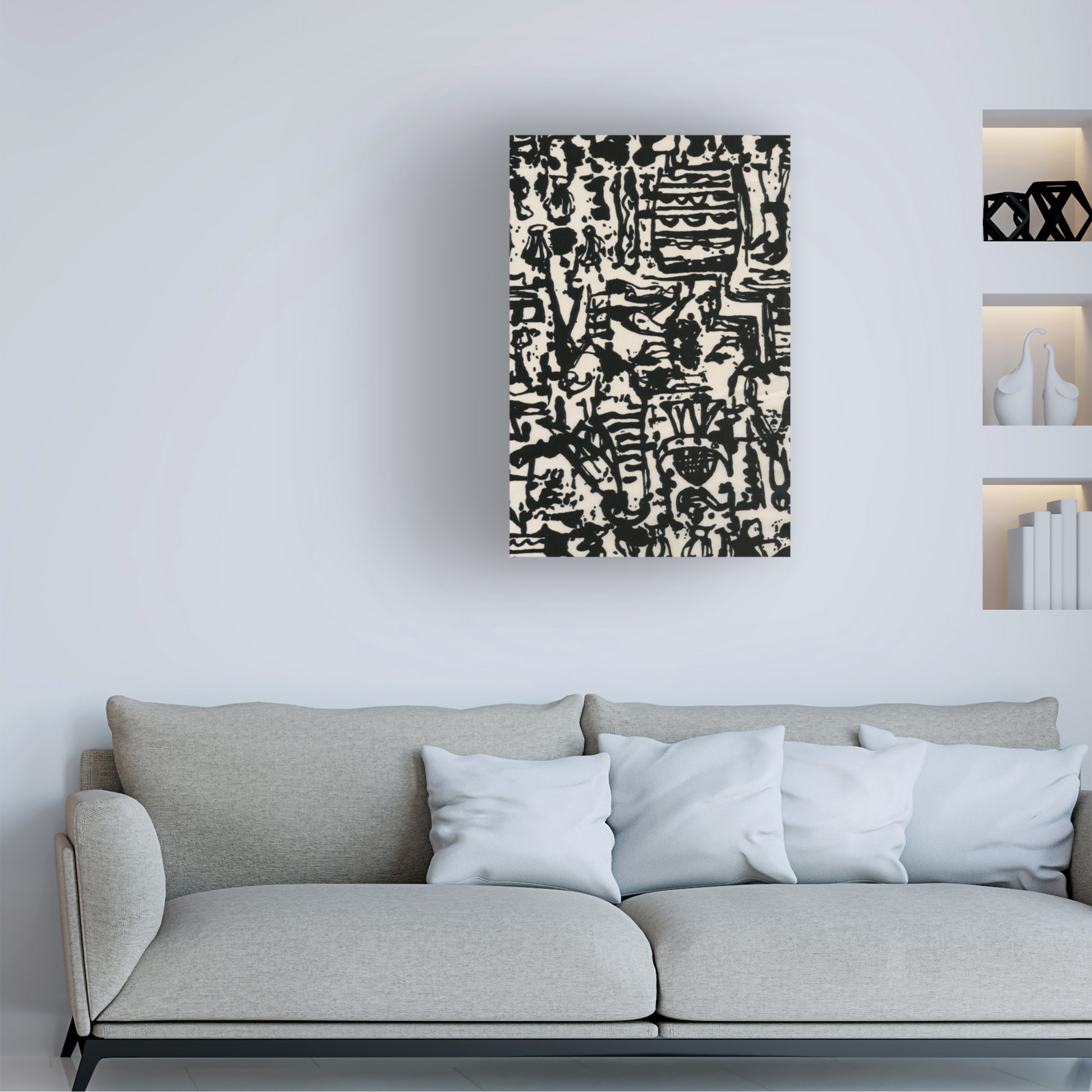 Baxter Mill Archive 'Graphic Mod Abstract II' Canvas Art
