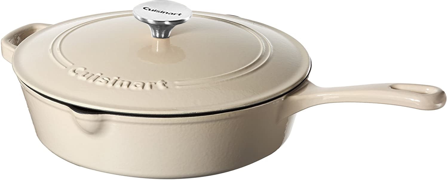cuisinart cast iron chicken fryer mint green 12
