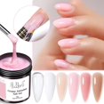 thumbnail image 2 of AWStorG 100g Gel de extensión de uñas cremoso Gel duro acrílico lechoso transparente para uñas francesas manicura barniz UV semipermanente, 2 of 5