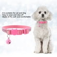 thumbnail image 3 of Dog Collar, Cute Cartoon Dog Harness, Shiny Comfortable Soft Pet Collar, Adjustable Lightweight Summer Pet Collars with Bell, Three Colors Options & Easy to Wear Take Off, 3 of 7