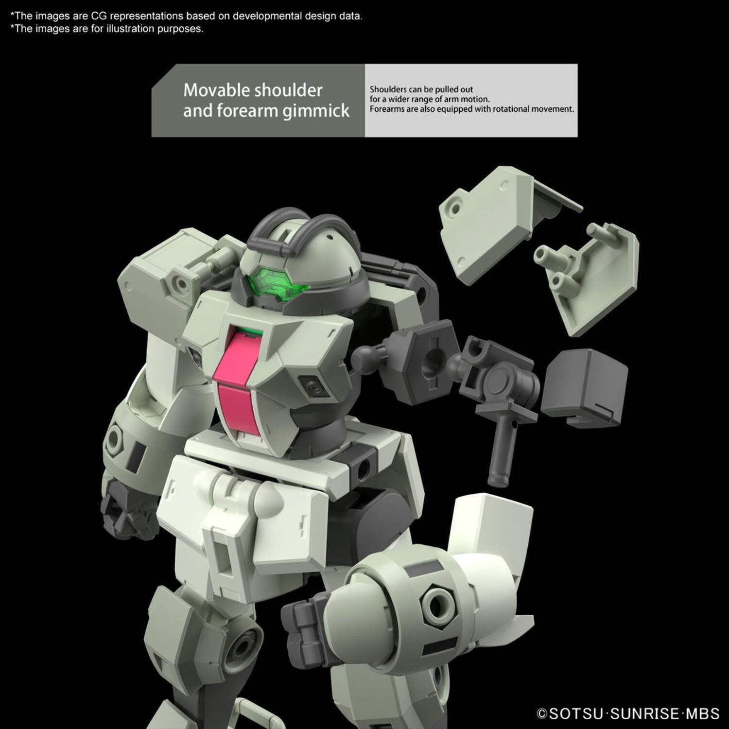 Gundam Witch Mercury Demi Trainer 1:144 Model Kit