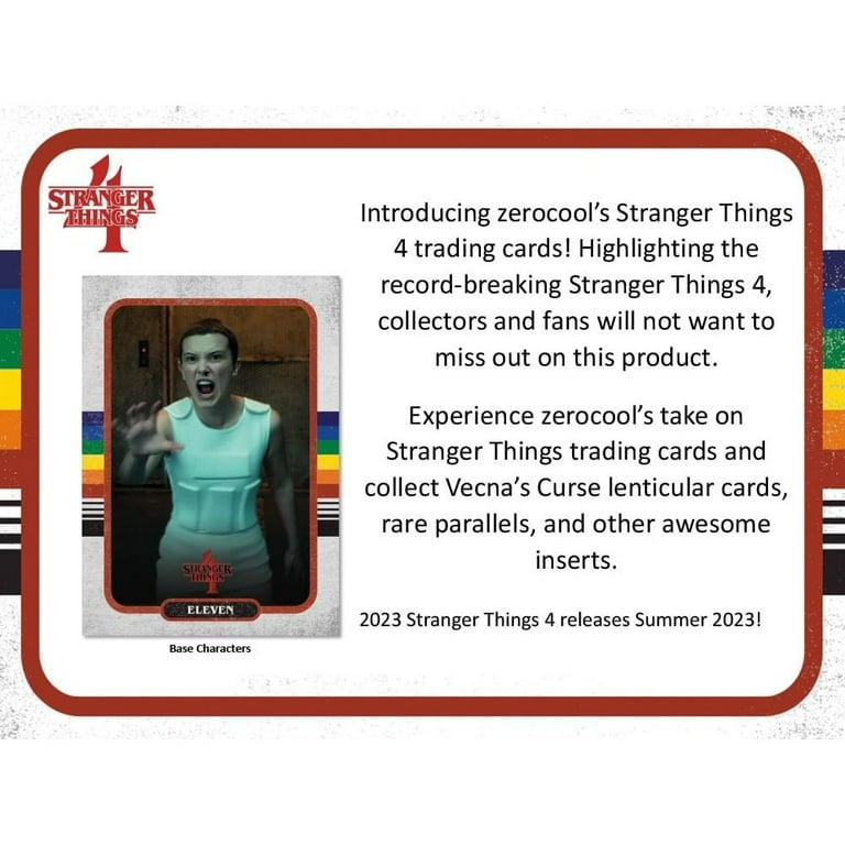 Topps Stranger Things Season 4 Trading Cards Value Box | 7 Topps Stranger Things Season 4 Trading Cards Value Box | 7