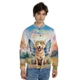 thumbnail image 4 of Welcome Spring Fairy Golden Retriever in Flower Meadow All Over Print 3D Baseball Jacket Goldens Dog Lover Gifts Idea Bomber Jacket Softball - 13002, 4 of 6