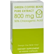 Creative Bioscience Green Coffee Bean Pure Extract Veggie Capsules, 800mg, 60 Ct