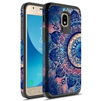 Rosebono Compatible with Samsung Galaxy J3 Achieve/J3 Star/J3 V 2nd Gen./J3 2018/Express Prime 3/Sol 3/Amp Prime 3 2018 Case, Graphic Case for SMJ-337 (Mandala)