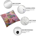 thumbnail image 6 of Cute dessert pillowcase, cushion cover, ice cream pattern sofa pillowcase, popsicle pattern  Set of 2 Multiple specifications, 6 of 7
