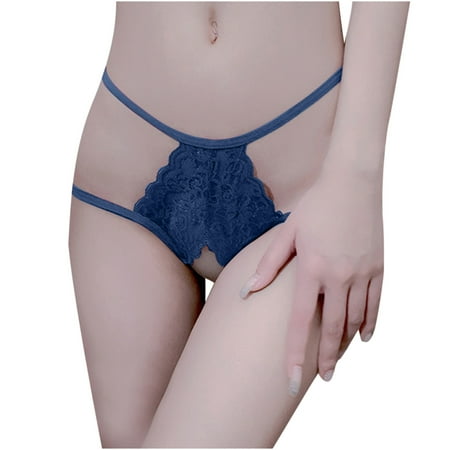 

VerPetridure Women s Bikini Brief Underwear Thongs for Women Panties Sexy Lace Women Solid Comfort Underwear Skin Friendly Briefs Panty Intimates Thong