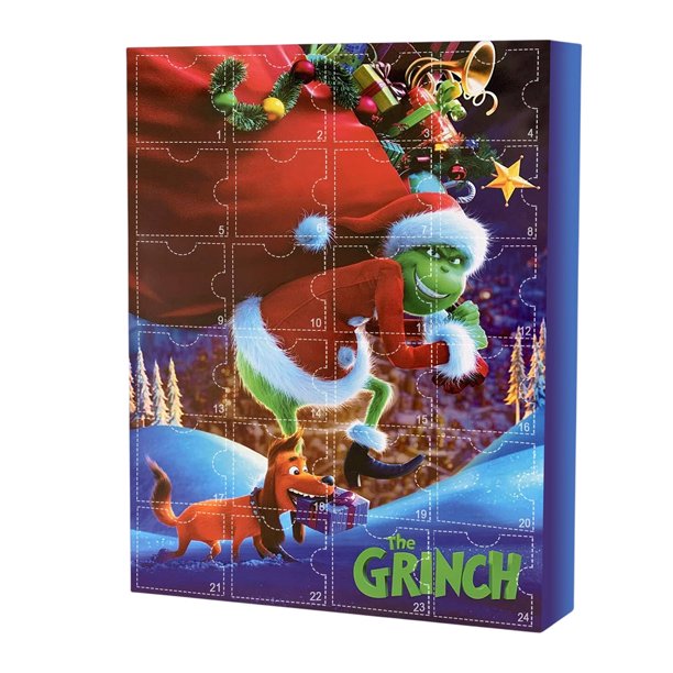 Caja Misteriosa Caja Navidad Calendario de Adviento Misterio 24 Días Cuenta Regresiva Persiana (B)