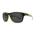 thumbnail image 3 of Lunettes de Soleil Locs Classic Sport Keyhole Bridge Gangster Shade Noir Vert, 3 of 4