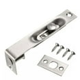 thumbnail image 2 of Flush Bolt 4-Inch Stainless Steel Security Door Guard Lever Latch(Silver), 2 of 8