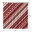 thumbnail image 3 of Ensemble de Rideaux de Douche de Noël : 72x72 Rideau de Salle de Bain Joyeux Noël avec Flocons de Neige et Pins - Rideau de Douche en Polyester Imperméable et Lavable avec 12 Crochets, 3 of 5