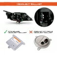 thumbnail image 7 of AKKON - Fits 2014 2015 2016 2017 2018 2019 2020 Chevy Impala Sedan [HID/Xenon Non-AFS Type] Projector Black Headlight Driver Left Side, 7 of 7