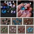 thumbnail image 2 of U8MO 20pcs 14mm Octagon Faceted Crystal Glass Prism Decoration Beads Chandelier Parts-Red, 2 of 5