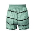 thumbnail image 5 of Womens Casual Drawstring Shorts Summer Elastic Waist Shorts Pocketed Pants, Athletic Shorts for Women Green L, 5 of 6