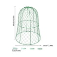 thumbnail image 2 of (10 Packs) 12.99" Diameter x 15.75" Height Garden Chicken Wire Cloche Plant Protector and Cover Strong and Not Easy to Deform No Assembly Required, 2 of 18