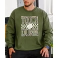 thumbnail image 6 of Camo Touchdown Sweatshirt for Men Women & Teens Trendy Football Game Day Crewneck Fan Gift Army Green Sweatshirt Adult Large, 6 of 7