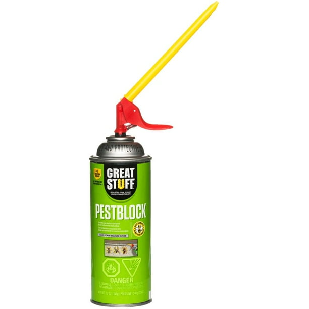 Insulating Foam Pestblock 12 oz. Grey Walmart