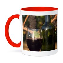 3dRose, Pinot Noir wine, Sherwood area, Oregon - US38 JMI0804 - Janis Miglavs, 15oz Two-Tone Red Mug