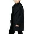 thumbnail image 1 of Long Winter Coat, Button Coat Warm Outerwear, 1 of 5