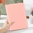thumbnail image 6 of Solivara A5 Zipper PU Leather Notebook Portfolio 26x19.5cm 200 Pages Lined Document Organizer(Pink,10.24*7.68in), 6 of 6