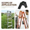 thumbnail image 3 of Miangastore Standard Strut Kit For Werner Aluminum Attic Ladders Step Ladder Hinge Iron Black Elbow Design 1Set, 3 of 9