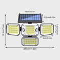 StarBay Durable Plastic Solar Lights Outdoor Super Bright Motion Sensor