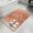 Orange, variant on Mint Green Sheep Skin Bathroom Rugs Non Slip Washable Bath Mat Absorbent Low Pile Front Door Mat Ombre Farmhouse Animal Print Indoor Doormat for Kitchen Entryway Shower Decor Accessories 15.7"x23.6"