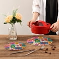 thumbnail image 7 of SKYSONIC Robots Colorful Pot Holders Trivets, 2 Pcs Heat Resistant Trivets,Cartoon Doodle Cotton Thread Weave Mats for Hot Pads Pans Pot Bowl Teapot for Kitchen Decor, 7 of 7