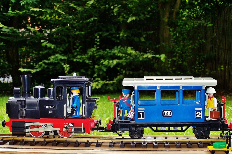 playmobil steam train