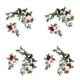thumbnail image 1 of Guirnalda rústica de flores artificiales para decoración de fiestas y recepciones. 4 rojo rosa, 1 of 9