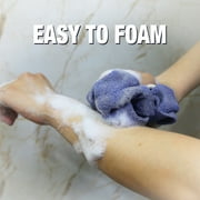 EvridWear Blue Exfoliating Back Scrubber for Shower One Size