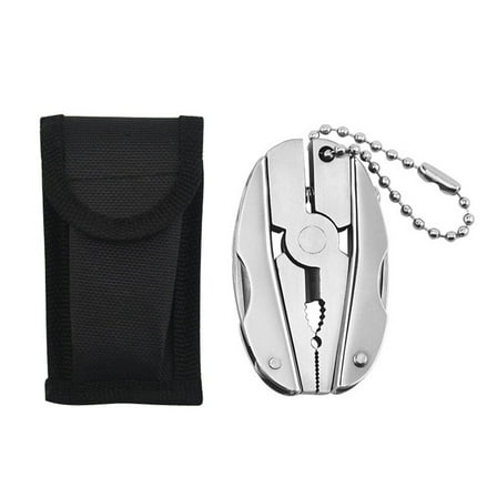 Multi Mini Outdoor Camping Survival Folding Screwdriver Pliers Pocket Tool