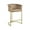 Beige, variant on Meridian Furniture Donatella Navy Velvet Stool