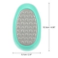 thumbnail image 4 of 3 limas para pies, removedor de callos 3 en 1, grueso y fino, elimina la piel muerta, pedicura, tono plateado verde claro, acero inoxidable ABS 430, 4 of 7