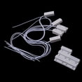 thumbnail image 3 of 5 Pcs -38 Wired Door Window Sensor Magnetic Switch For Home Alarm System,When Sensor Together,Normally Closed Nc,5 x -38 Wired Door Window Sensor,White, 3 of 8
