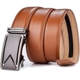 thumbnail image 2 of Mens Belt, KDG Ratchet Belt Dress with 1 3/8" Genuine Leather, Slide Belt with Easier Adjustable Buckle, Trim to Fit, 2 of 4