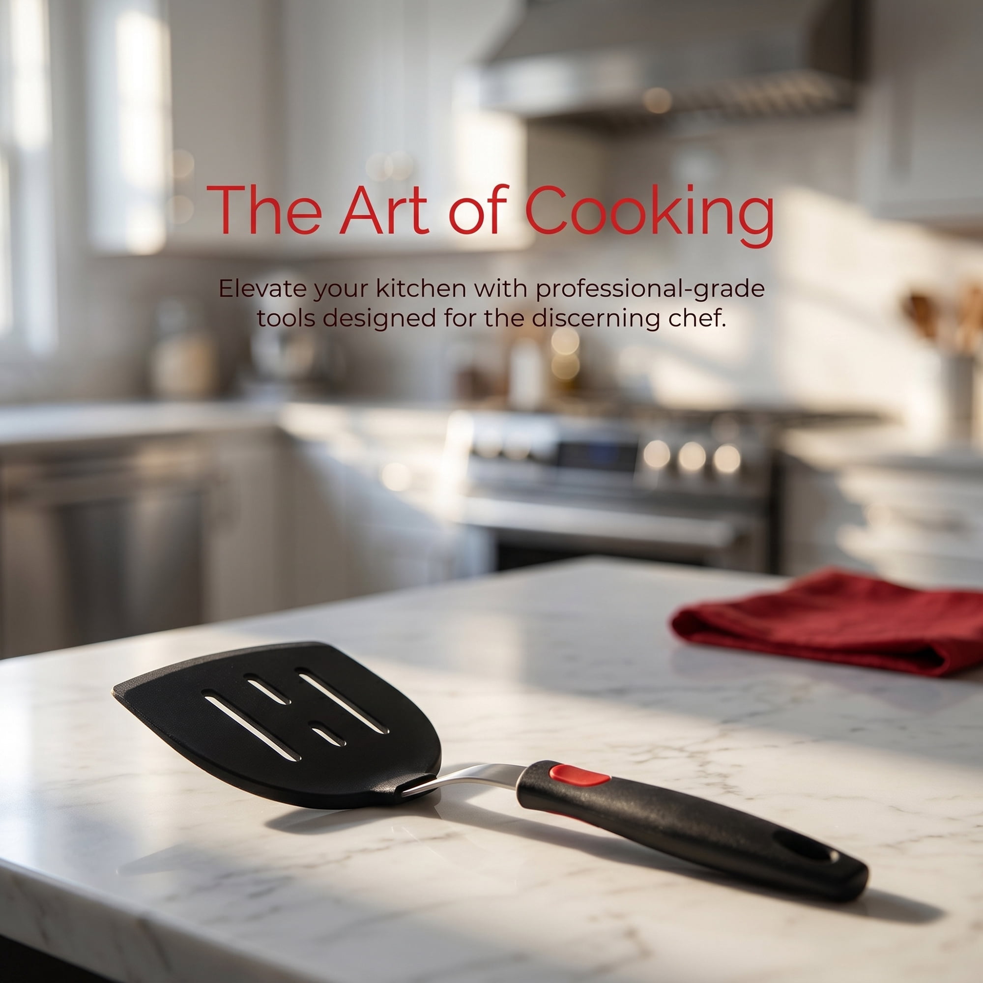 Unique Bargains Heat-Resistant Dishwasher Safe Spatula Black-Missed Scoop 11" x 5.2"