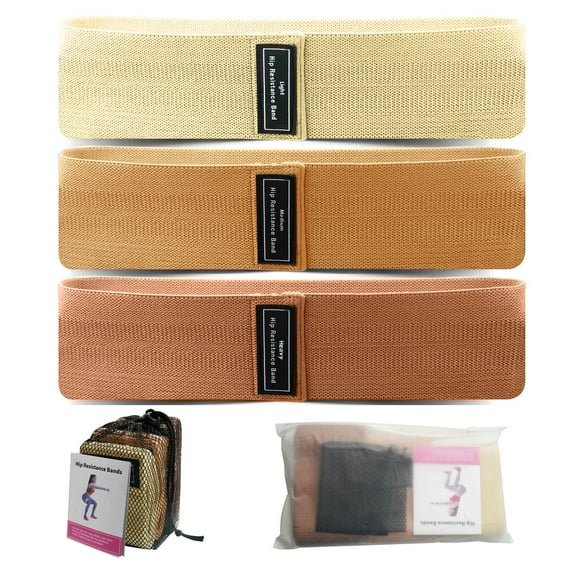 Elastic squat resistance band hip lift fitness pull band yoga stretch training band