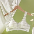 thumbnail image 3 of SCSAlgin Front Closure Bras for Women No Underwire Comfort Senior Wireless Snap Closing Bra, 3 of 7
