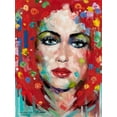 thumbnail image 2 of Orme, E. Anthony 25x32 White Modern Wood Framed Museum Art Print Titled - Confetti Girl II, 2 of 4