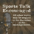 thumbnail image 2 of Reed, Tara 26x26 White Modern Wood Framed Museum Art Print Titled - Sports Talk I, 2 of 4