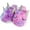 PurPle, variant on Kids Unicorn Slippers with Rubber Soles for Girls Boys Home Plush Shoes Indoor Anti Slip Cute Warm Pink Z17