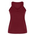 thumbnail image 3 of USSUMA Camisole Tops for Women Tops for Women Trendy Womens Knit Racerback Tank Tops V Neck Sleeveless Shirts Summer Casual Vest 50% Off Clear Womens Tops, 3 of 6