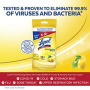 Lysol To Go Disinfectant Wipes, Lemon and Lime Blossom, 15 Count