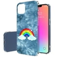 thumbnail image 1 of TalkingCase Slim Case for Apple iPhone 14 Pro, Slim Thin Gel Tpu Cover, Rainbow Cloud Print, Light Weight, Flexible, Soft, Anti-Scratch, Printed in USA, 1 of 7